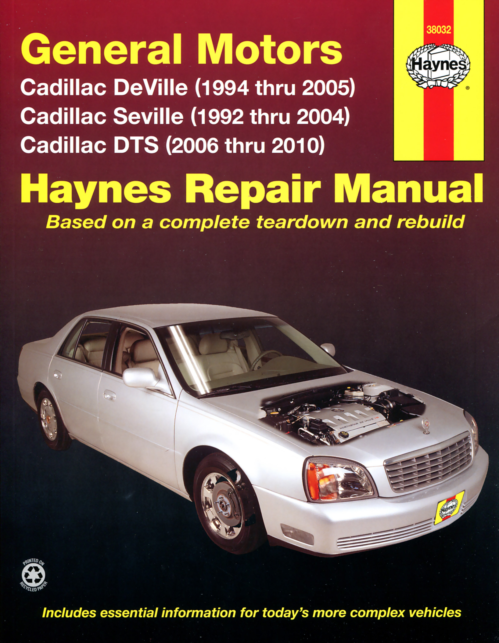 Workshop Manual Cadillac Fleetwood Deville Eldorado Seville 1990-1998 Repair 