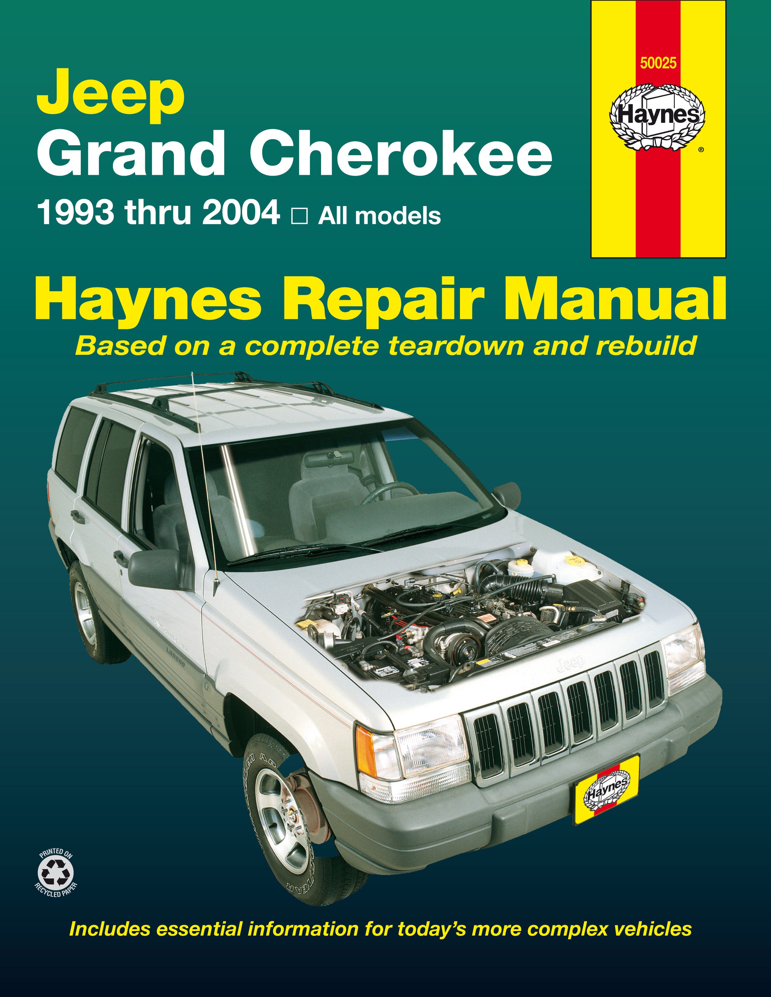 1993 Jeep Grand Cherokee Wagoneer Shop Service Repair Manual CD OEM Guide 