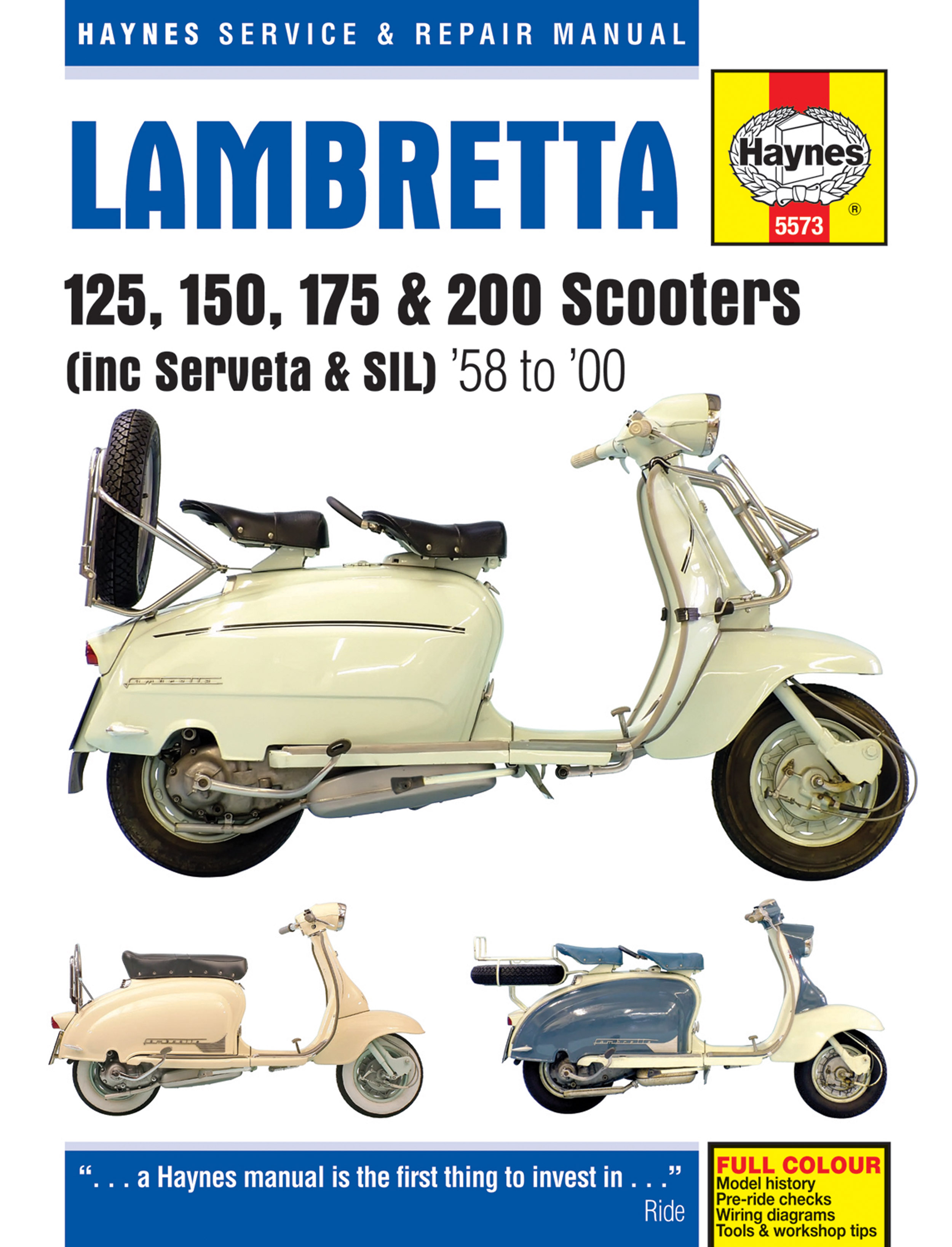 Lambretta Li150 Haynes Repair Manuals