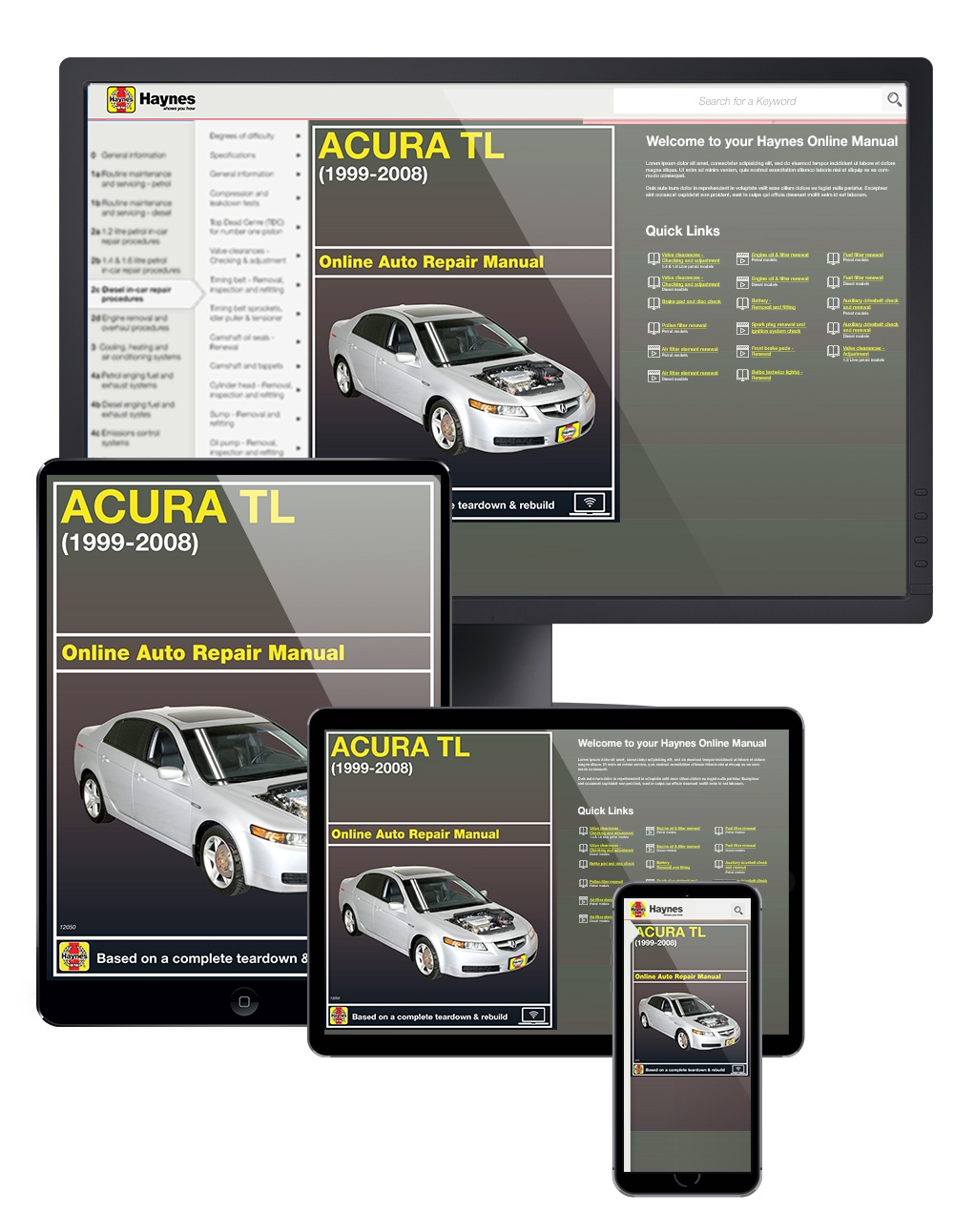 Repair Manual fits 1999-2008 Acura TL  CHILTON BOOK COMPANY 