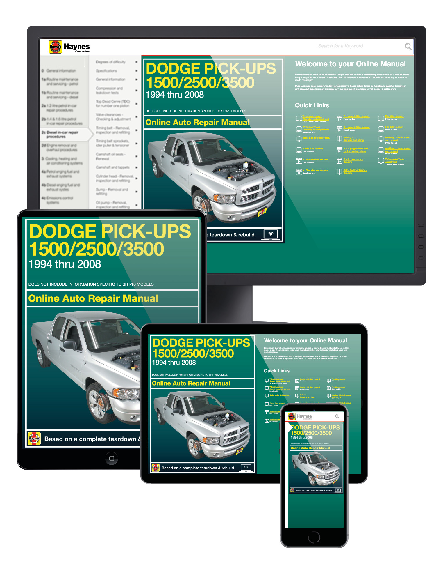 2005 Dodge Ram Truck Service Manual on CD 1500 2500 3500 Pickup Shop Gas Diesel 