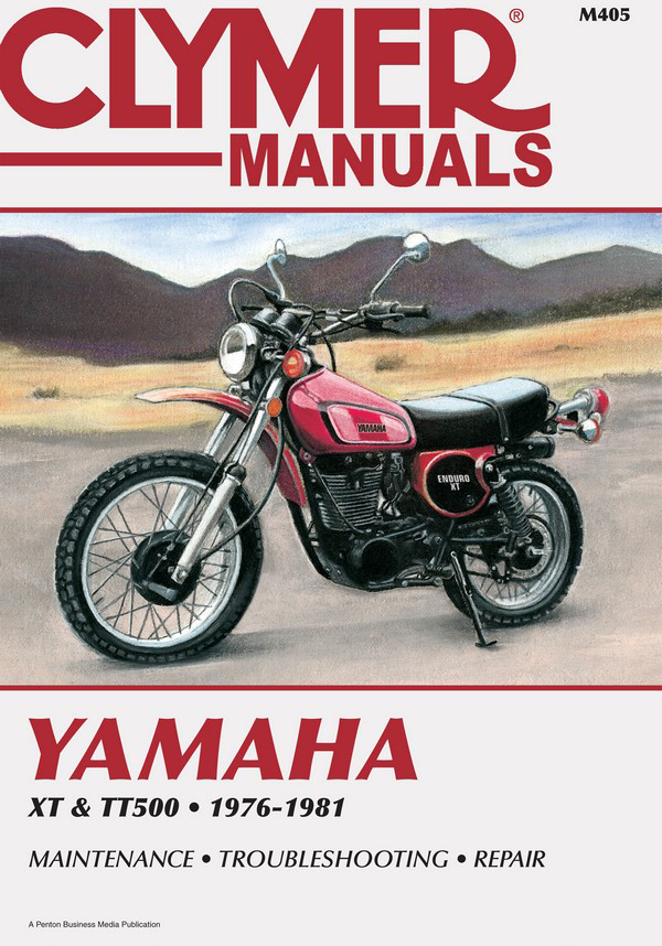 YAMAHA XT 500 xt500 Manuel D'utilisation Manuel Owners Owner's manual Manuel 