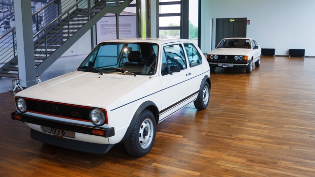 Early Rabbit/Golf at VW museum in Germany