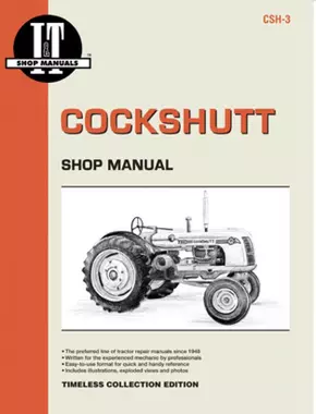 Cockshutt Tractor Models 35 & 40D4 Service Repair Manual