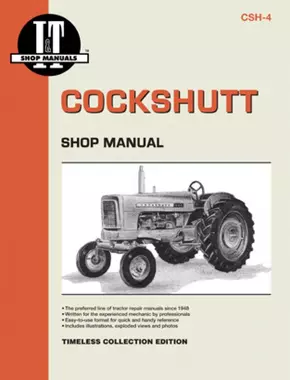 Cockshutt 540, 550, 560 & 570 Tractor Service Repair Manual