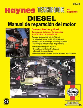 Diesel Manual de Reparación del Motor Haynes Techbook (edición española)