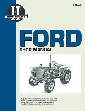 Ford 1300 1500 1700 1900 Tractors Service Manual Repair Manual Overhaul Manual 