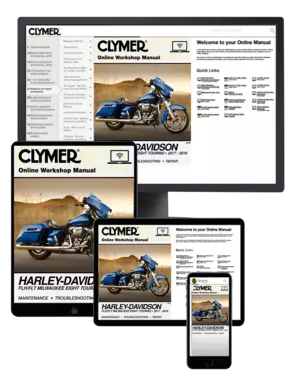 Clymer Harley-Davidson FLH/FLT Milwaukee Eight Touring 2017-2019 Online Repair Manual