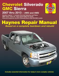 GMC Yukon XL 2007 - 2014 Haynes Repair Manuals & Guides