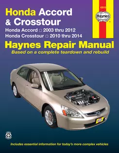 Bundle: Honda Accord (03-12) & Crosstour (10-14) Haynes Repair Manual