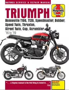 Repair Manuals & Guides For Triumph Bobber 2017 - 2019 - Haynes