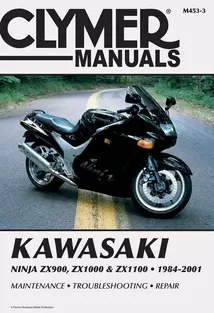 Bundle: Kawasaki Ninja ZX900, ZX1000 & ZX1100 Motorcycle (1984-2001)  Service Repair Manual