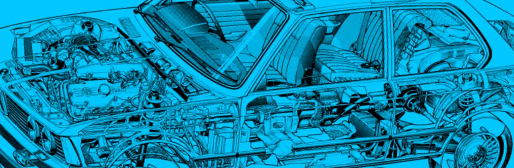 BMW 320i cutaway