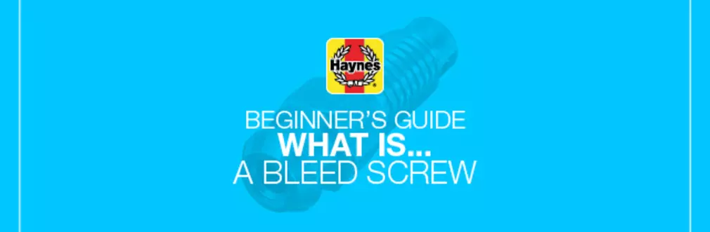 What is a bleed screw in your car?