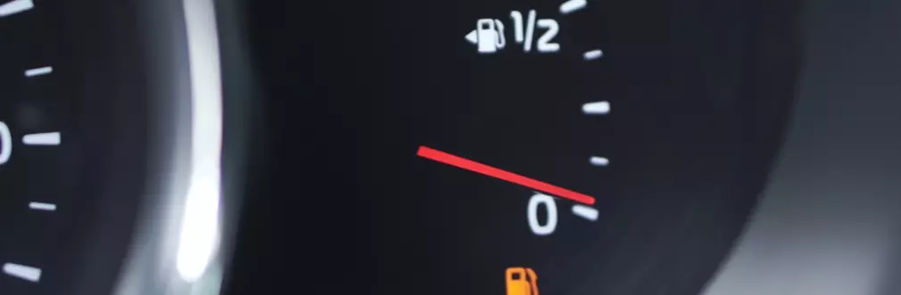 fuel gauge on empty