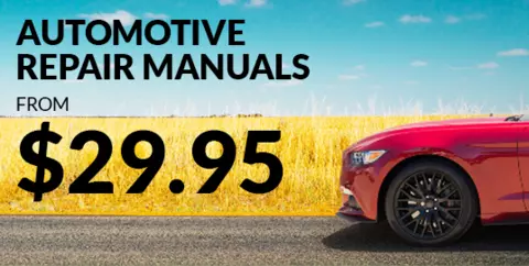 AUTOMOTIVE REPAIR MANUALS FROM $29.95