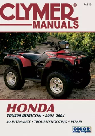 61HN203 2001-2004 Honda TRX500FA FourTrax Foreman Rubicon ATV Service Manual 