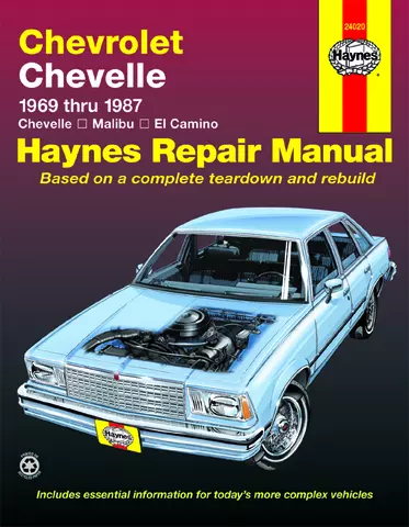 Chevrolet Chevelle 1969-1973 Haynes USA Workshop Manual 