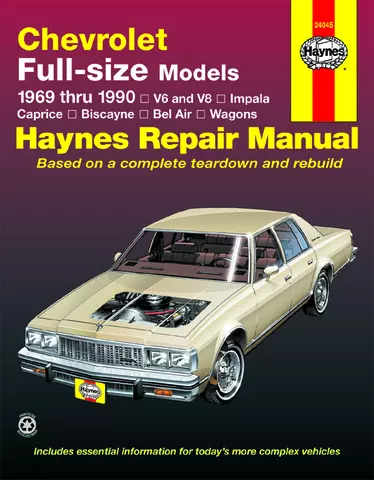 1968 Bel Aire Impala Assembly Manual Rebuild Overhaul Instructions Illustrations