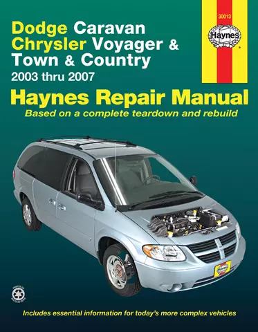 Chrysler Town & Country 2002-2007 Service Repair WorkShop Factory Manual Disc 