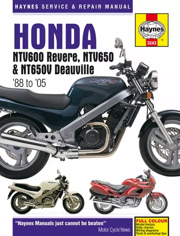 Haynes Workshop Manual for 2006 Honda NT 700 V6 Deauville 