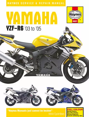 Workshop Manual 2003-2005 4601 Haynes Yamaha YZF-R6 