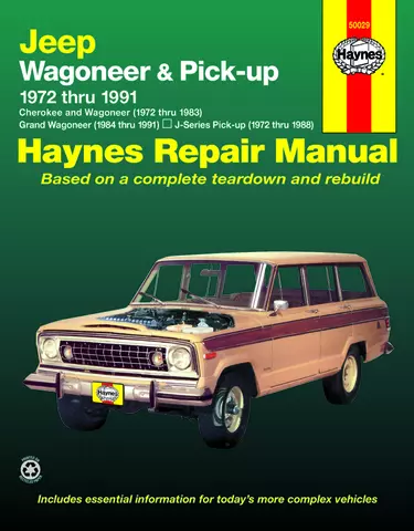 99106 Jeep Cherokee 84-00 edicion espanola Haynes Repair Manual Wagoneer y Comanche Haynes Manual de Reparacion: 