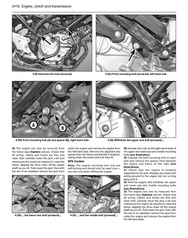 Suzuki DL 650 A V-Strom ABS 2012 Haynes Service Repair Manual 5643 