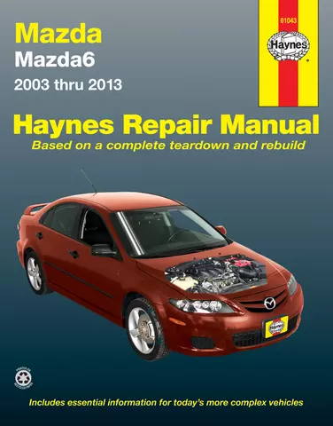 Mazda 6 2003 - 2013 Manuales de reparación de Haynes