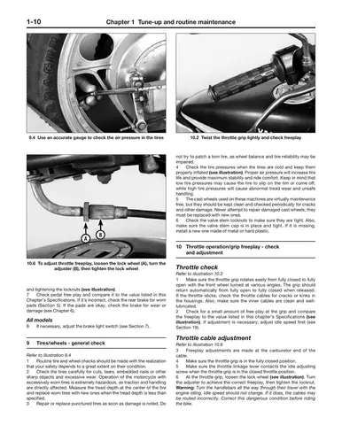 1984-1992 Yamaha FJ600 FZ600 XJ600 YX600 Service Repair Shop Manual Book 21001 