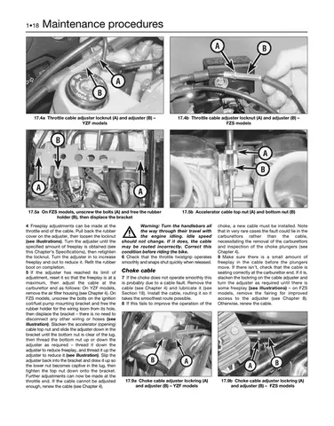 Haynes Repair Manual Yamaha YZF600R Thundercat & FZS600 Fazer 96-03 