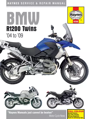 BMW R1200 Haynes Repair Manual 4598 for sale online 