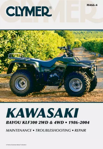 Kawasaki Klf300 2wd Bayou Haynes Repair