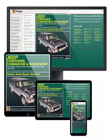 Jeep Cherokee 1984 - 2001 Haynes Repair Manuals & Guides