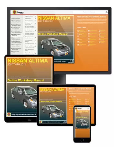 Nissan Altima 2007 - 2012 Haynes Repair Manuals & Guides