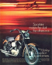 1971 Harley-Davidson Sportster Magazine Ad