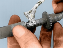 Lubricate the adjusting screw