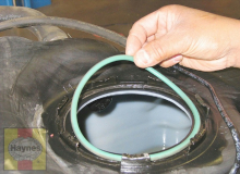 Replace the o-ring seal if it is torn, dried, or cracked
