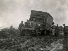 1919 Liberty Truck Stuck in Mud
