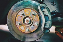 Rusty brake rotor