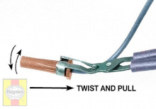 When removing spark plug wires, pull only on the wire boot with a twisting/pulling motion. Special pliers make this easier