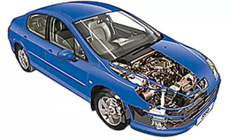 Battery check Peugeot 407 2004 - 2011