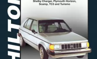 1978-1989 DODGE OMNI MISER 024 CHARGER 2.2 PLYMOUTH HORIZON TC3 REPAIR  MANUAL