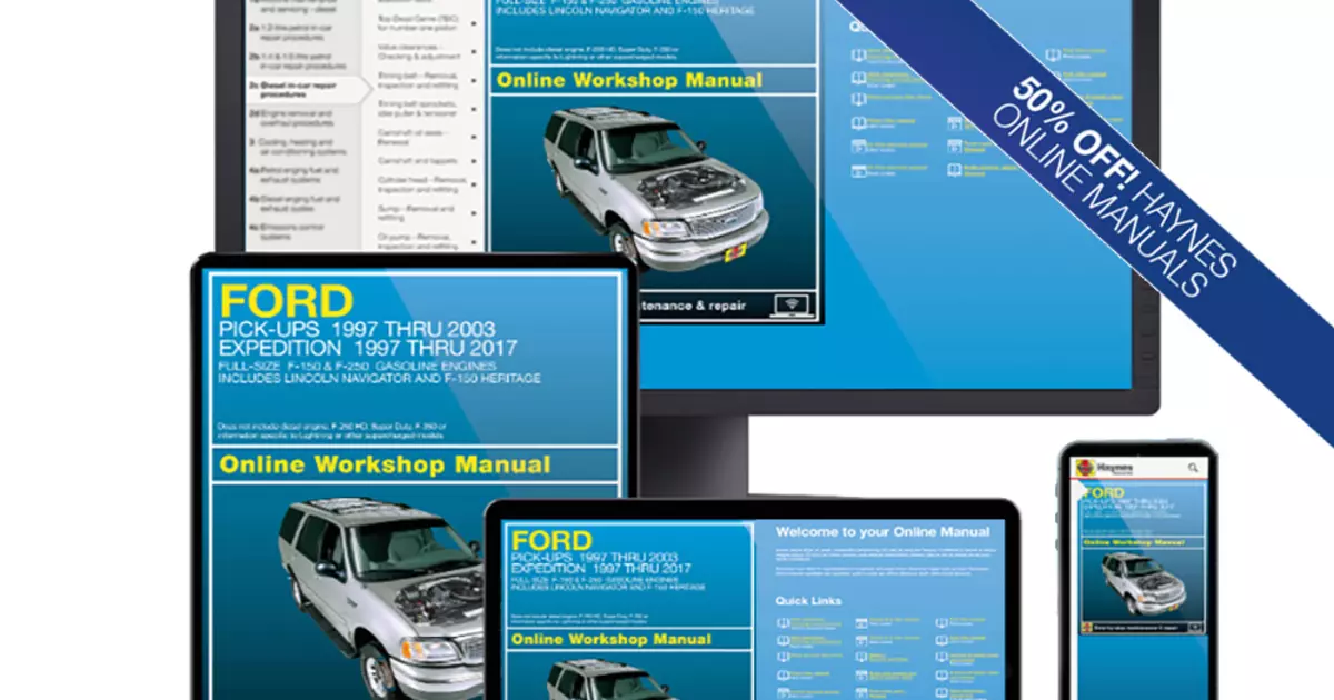 2006 Lincoln Navigator Haynes Online Repair Manual-Select Access 
