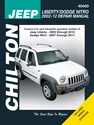 Jeep Liberty (2002-2012)  Dodge Nitro (2007-2011) Chilton Repair Manual