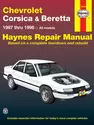 Chevrolet Corsica & Beretta (87-96) Haynes Repair Manual