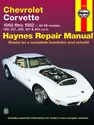 Chevrolet Corvette (68-82) Haynes Repair Manual
