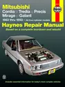 Mitsubishi Cordia, Tredia, Galant, Precis & Mirage (83-93) Haynes Repair Manual
