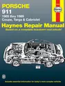 Porsche 911 (65-89) for Coupe, Targa & Cabriolet Haynes Repair Manual