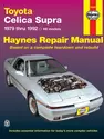 Toyota Celica Supra (79-92) Haynes Repair Manual